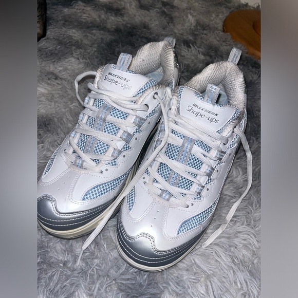 Skechers Shape Ups Toning Walking Platform Sneakers Women's Size 10 - Picture 2 of 15